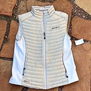 Eddie Bauer Puffer Vest Beige